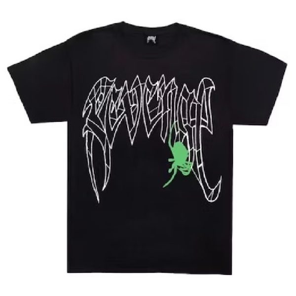 Revenge Spider T-shirt - Black/Green