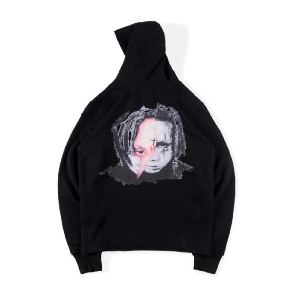 Sp5der Black Angel 555 Hoodie