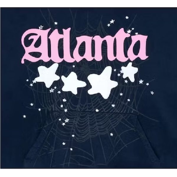 Sp5der Atlanta Hoodie – Navy