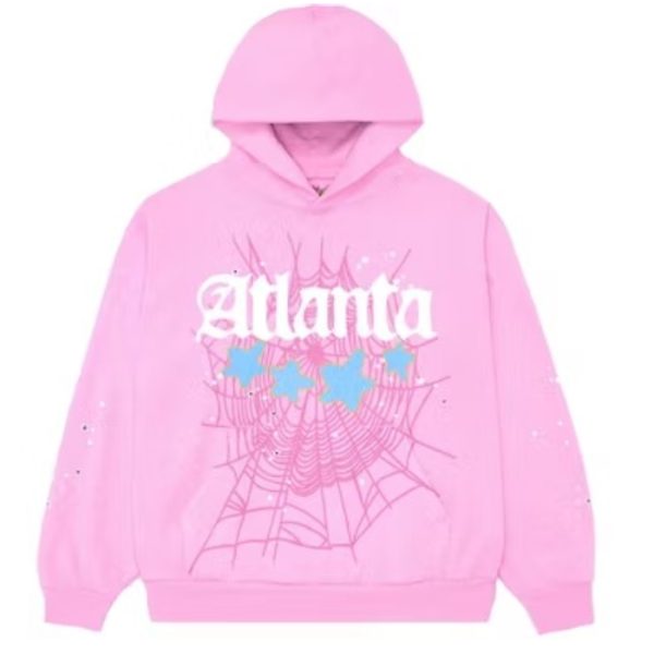 Sp5der Atlanta Hoodie – Pink