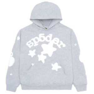 Sp5der Beluga Hoodie – Heather Grey