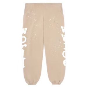 Sp5der Beluga Sweatpants - Light Brown