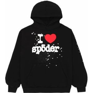 Sp5der Heart SP5 Souvenir – Black Hoodie