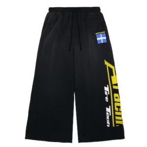 Sp5der Jumbo Sweatpant - Vintage Black