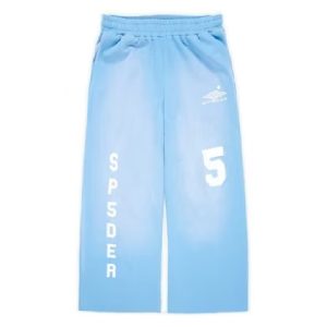 Sp5der Jumbo Sweatpant - Vintage Blue