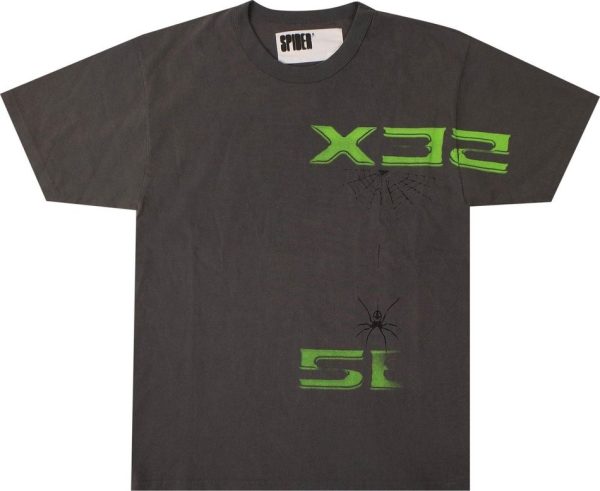Sp5der Logo T-Shirt - Black