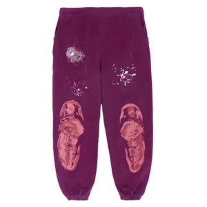 Sp5der Nocturnal Highway Sweatpant - Dark Purple