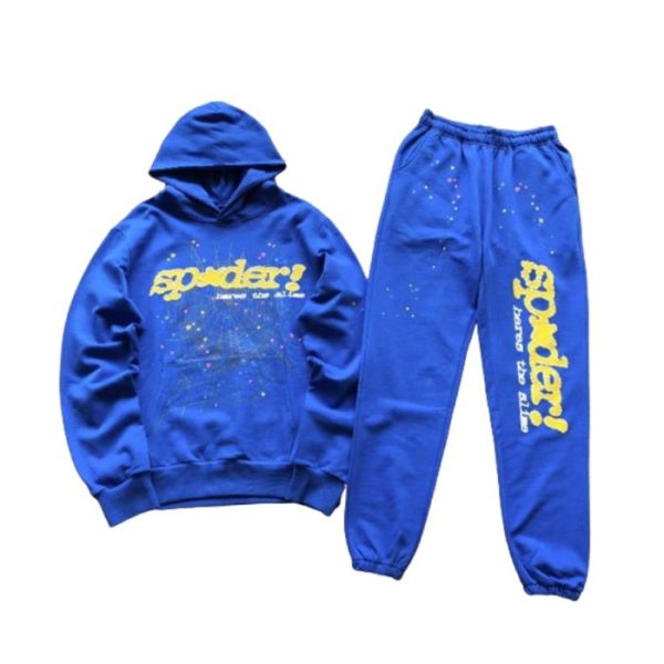 Sp5der Tracksuit - Blue