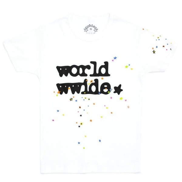 Sp5der Worldwide Baby Tee - White